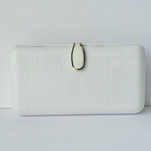 Banana Republic White Clutch
